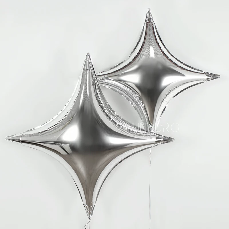 Шар из фольги «Звезда Сириус» 37″ (серебро)