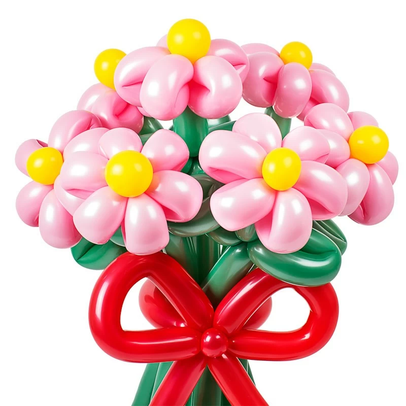Цветы из шаров «Букет маргариток»