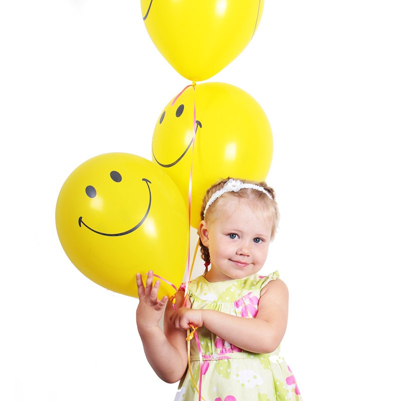 Воздушные шары «Жёлтые улыбки»