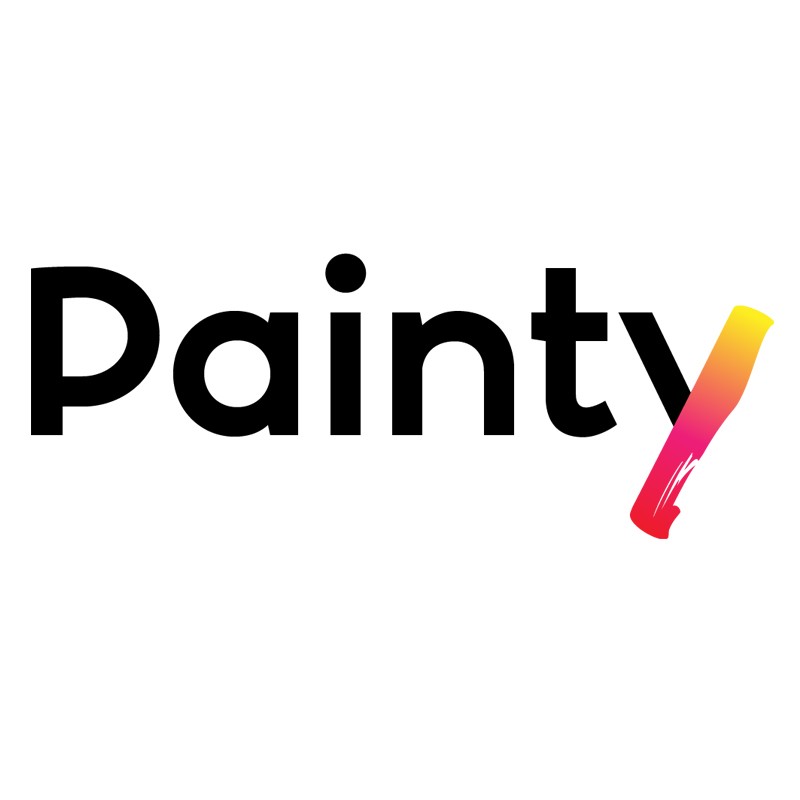 Painty. Painty Party подарок. Пэйнти. Шрифт Painty Paint.