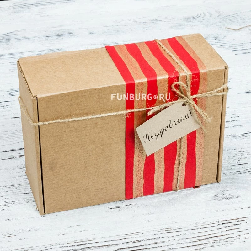 Набор картонных подарочных коробок 5в1 для подарка и цветов
