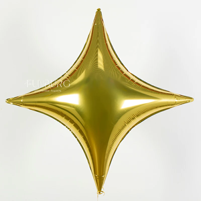 Шар из фольги «Звезда Сириус» 37″ (золото)