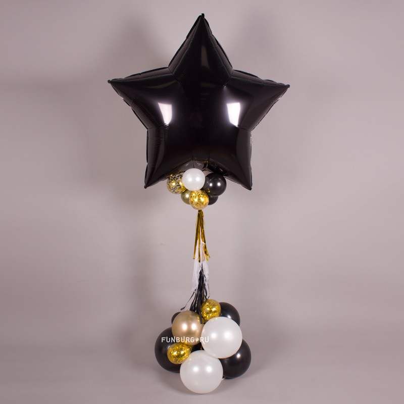 Фигура из шаров на стойке «Звезда»