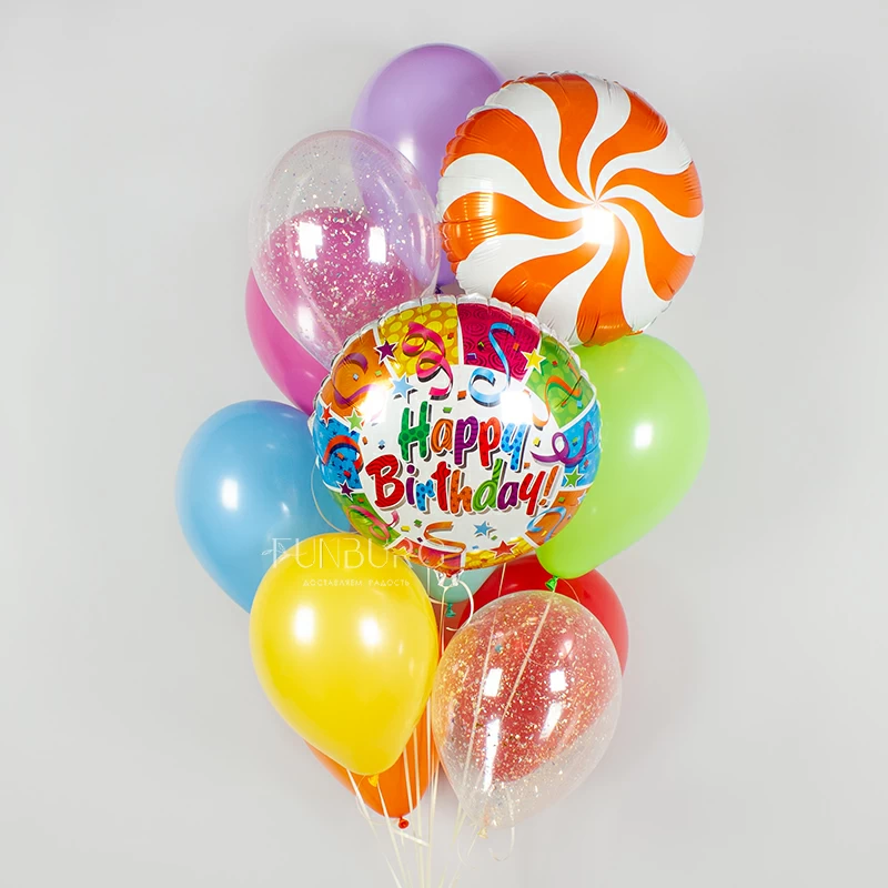 Набор mini-шаров «Birthday Party» Lite