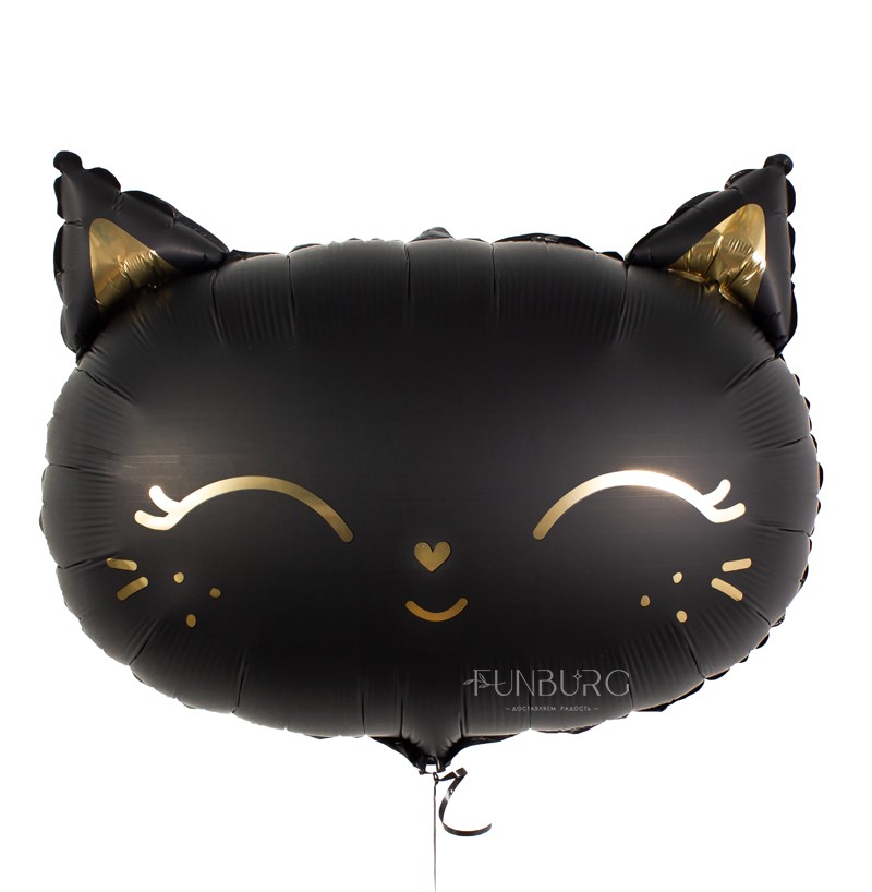Шар из фольги «Черный котенок»