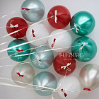 Воздушные шары с бантиками «Christmas Time»