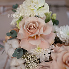 Корзина цветов «Сливочное какао»