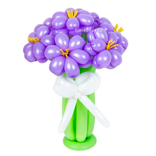 Цветок из воздушных шаров: создаем необычное украшение своими руками