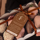 Набор клубники в шоколаде «Simple (Pink)» S