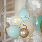 Шар Bubble с шариками «Tahiti» 20″