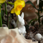 Пасхальная композиция в шляпной коробке №1