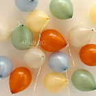 Воздушные шары под потолок «Ассорти (сентябрь)»