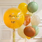 Набор: стеклянный шар и связка шаров «Lemonade»