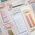 Свечи для торта «Белый перламутр», 10 шт.