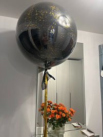  Большой воздушный шар с конфетти «Оникс» 24″