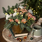 Композиция из цветов «Яблочный штрудель»