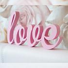 Слово из дерева «Love»