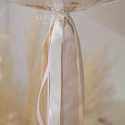 Большой стеклянный шар с конфетти «Champagne» 24″