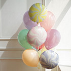 Большой стеклянный шар «Candy» 24″