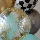 Связка воздушных шаров «Rally» (в голубом)