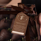 Набор клубники в тёмном шоколаде «Black» M