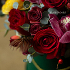 Цветы в шляпной коробке «Мулен Руж»