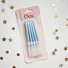 Свечи для торта «Голубой перламутр», 10 шт.