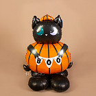 Ходящий шар «Котёнок в тыкве» (с воздухом)