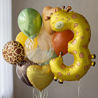 Набор: связка и цифра 3 «Жирафик»