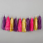 Гирлянда с кисточками «Розовое шампанское»