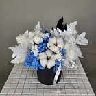 Готовая интерьерная композиция из сухоцветов №4