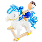 Фигура из шаров «Малыш на лошадке»