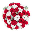 Цветы в шляпной коробке «Пряности и страсти»