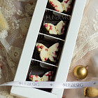 Шоколад ручной работы «Бабочки» S (белый шоколад)