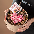 Композиция с клубникой в шоколаде «Mon Amour» (с фотографиями)