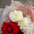 Букет «Клубника со сливками»