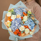 Авторский букет «Sky Blue» L