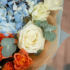 Авторский букет «Sky Blue» S