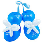 Фигура из шаров «Пинетки для мальчика»