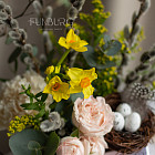 Пасхальная композиция в коробочке с гнёздышком