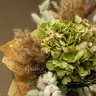 Композиция из сухоцветов «Фисташка»