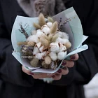Букетик из сухоцветов «Снежок»