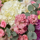 Цветы в шляпной коробке «Рандеву»