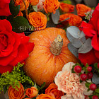 Корзина цветов «Вернисаж»