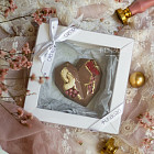 Сердце из бельгийского шоколада (молочный шоколад)