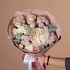 Авторский букет «Blush Pink» S