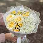 Букет «Лимонный крем»