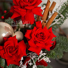 Композиция с нобилисом «Снежная клюква»