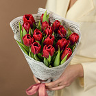 Букет красных тюльпанов S