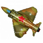 Шар из фольги «Военный истребитель»
